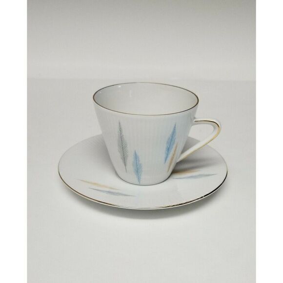 Rare 64 Piece China Set Vintage Seltmann Weiden Bavaria Monika Gold Rims - Picture 4 of 16